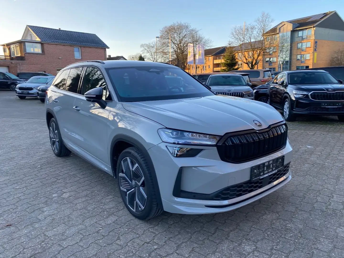 Skoda Kodiaq 2.0 TDI 4x4 Sportline Navi AHK Kamera 20 Grau - 1