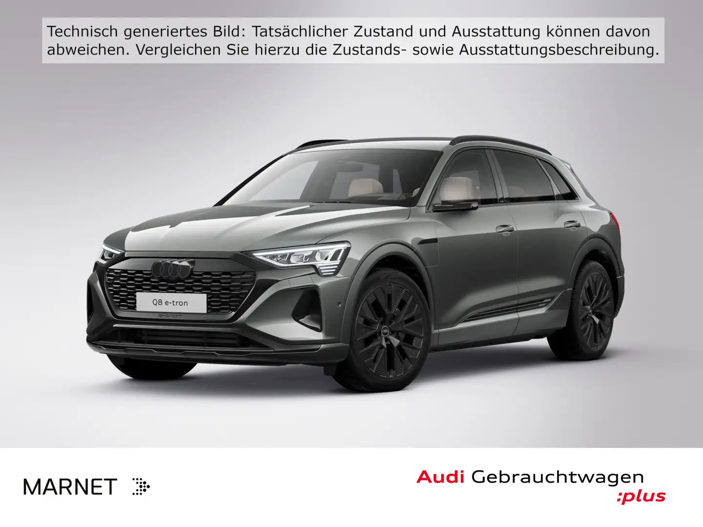 Audi Q8 e-tron 55 quattro Advanced*Navi*Matrix*HUD*AH Grau - 1