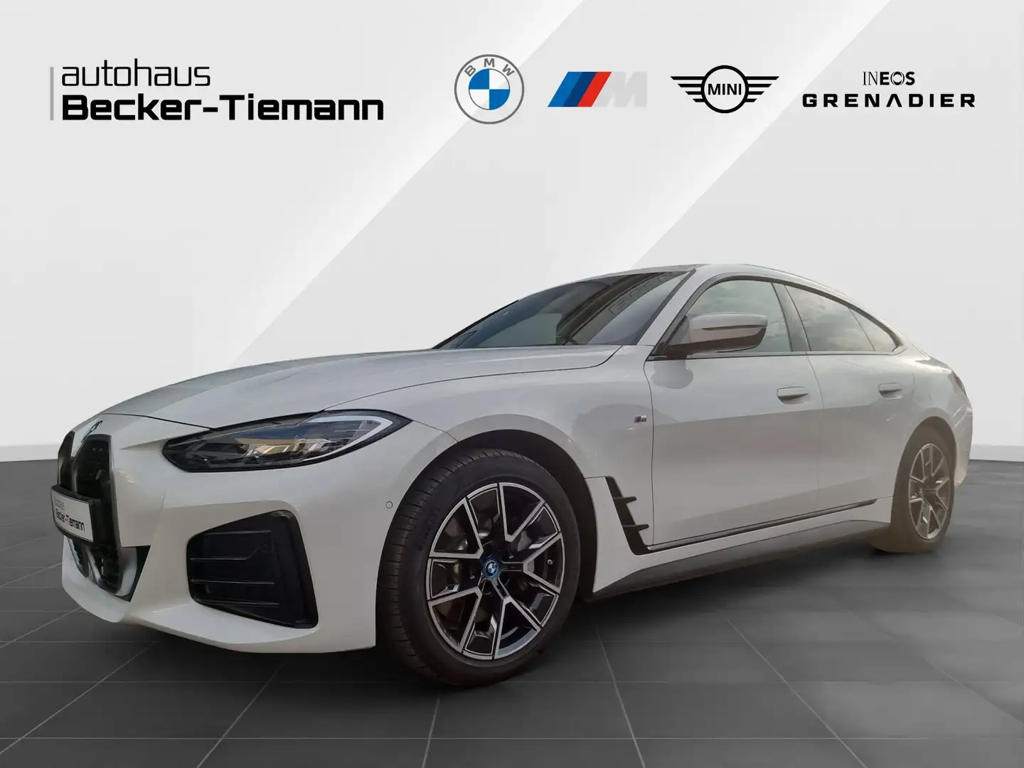 BMW i4 eDrive40 Gran Coupé |M Sportpaket |ACC |Glasdach | Weiß - 1