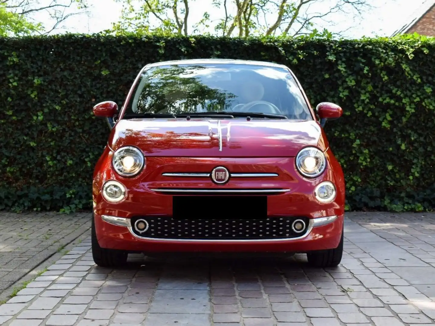 Fiat 500 1.2i Lounge (EU6d-TEMP) Rouge - 2