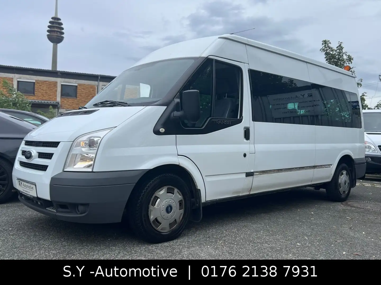 Ford Transit FT 300 Lang |Klima |9 Sitze|Temp|AHK|EU5 Weiß - 1