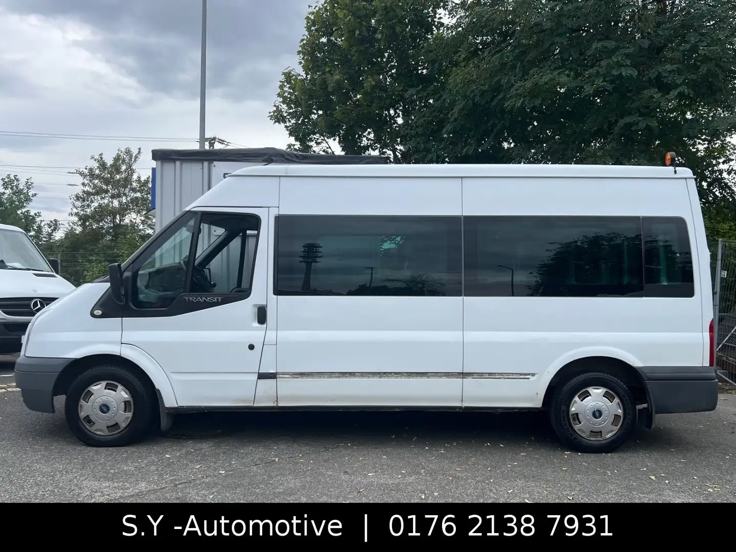 Ford Transit FT 300 Lang |Klima |9 Sitze|Temp|AHK|EU5 Weiß - 2