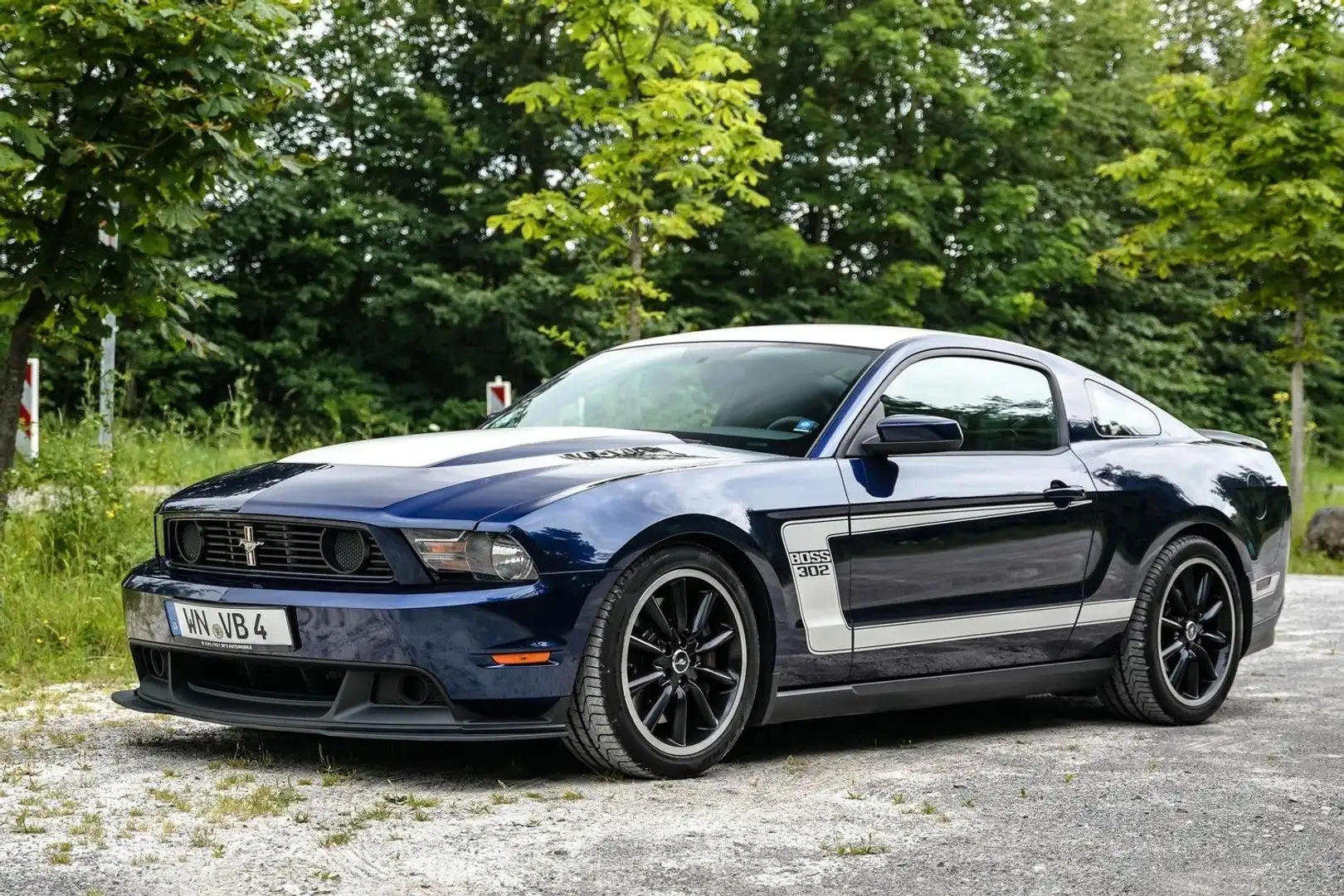 Ford Mustang Boss 302 (2012) Bleu - 1