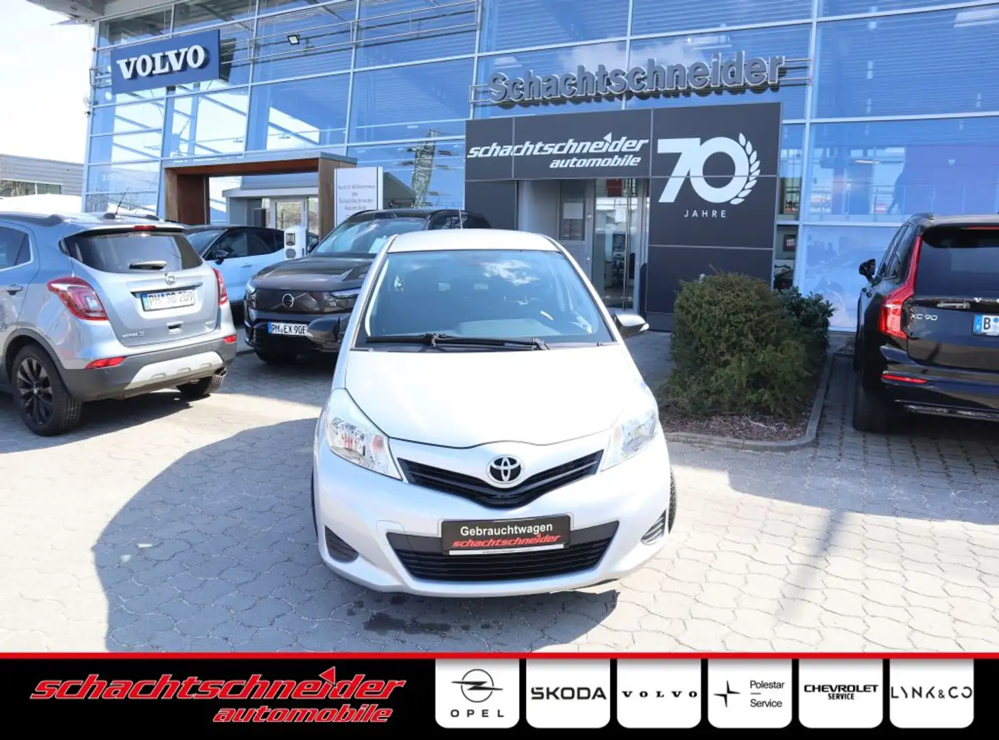 Toyota Yaris 1.0 VVT-i Cool+Allwetter+Klima+ Silber - 1