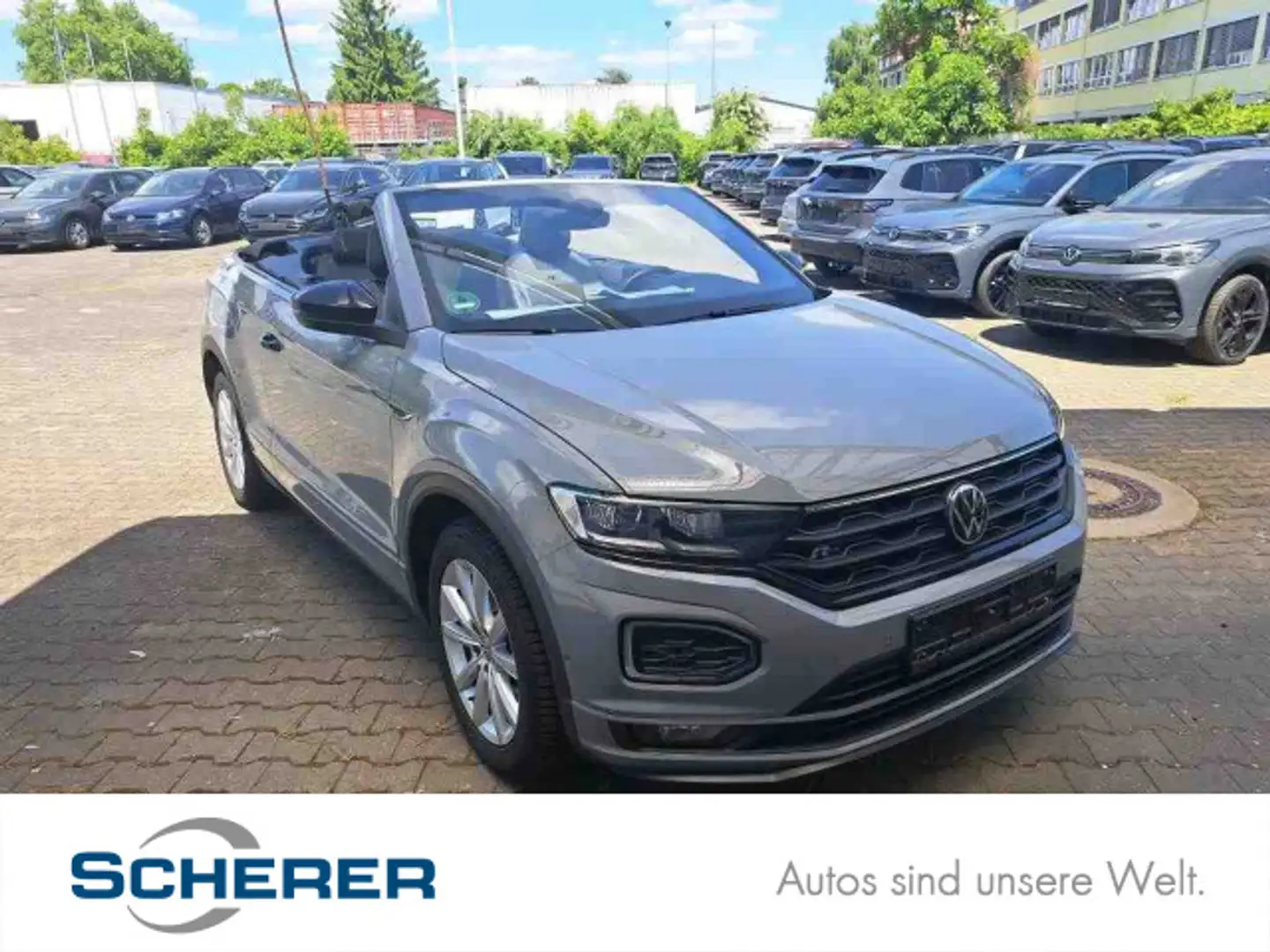 Volkswagen T-Roc 1.5 TSI R-Line DSG ACC AHK CARPL Grau - 1