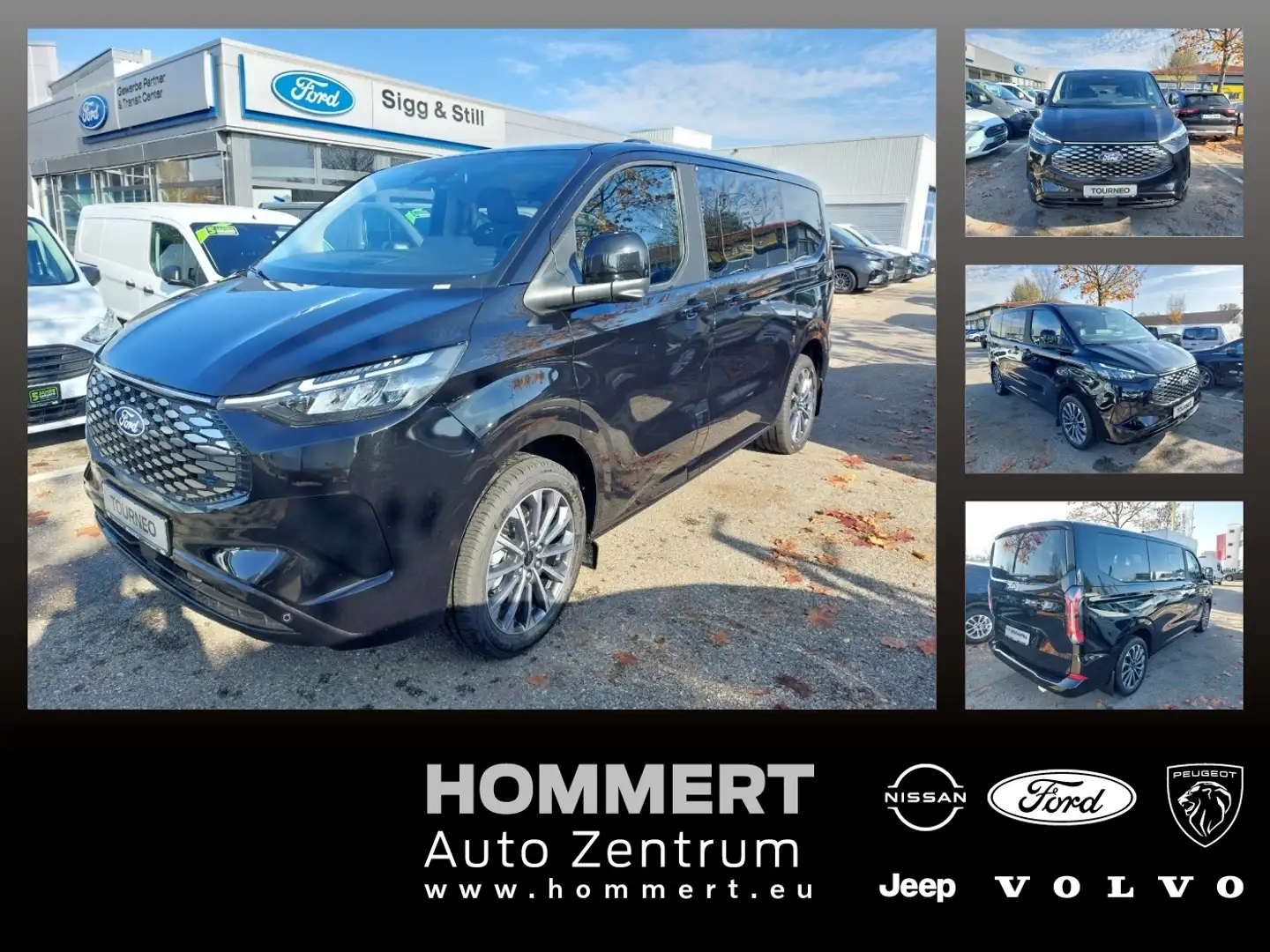 Ford Tourneo Custom E 340 L1 Titanium X *BEV*AHK Nero - 1