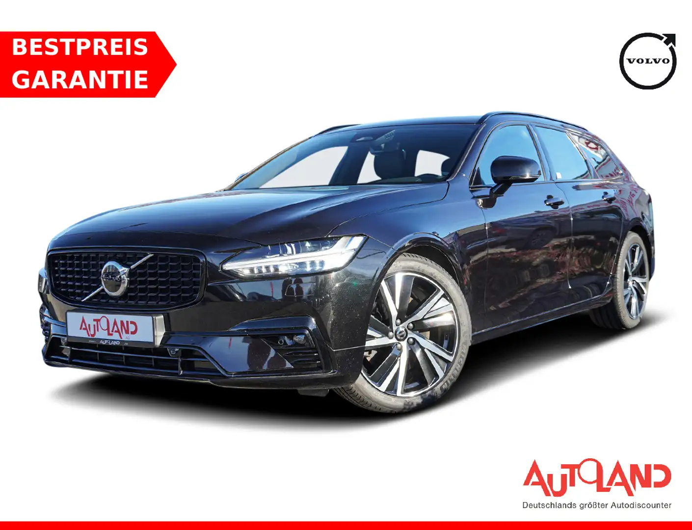 Volvo V90 V 90 Mild-Hybrid LED Navi Totwinkel Keyless Noir - 1