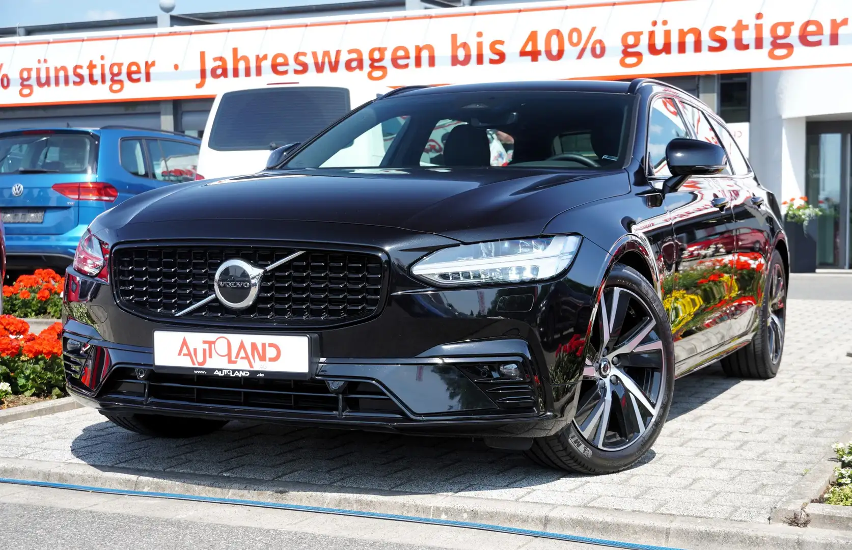 Volvo V90 V 90 Mild-Hybrid LED Navi Totwinkel Keyless Noir - 2
