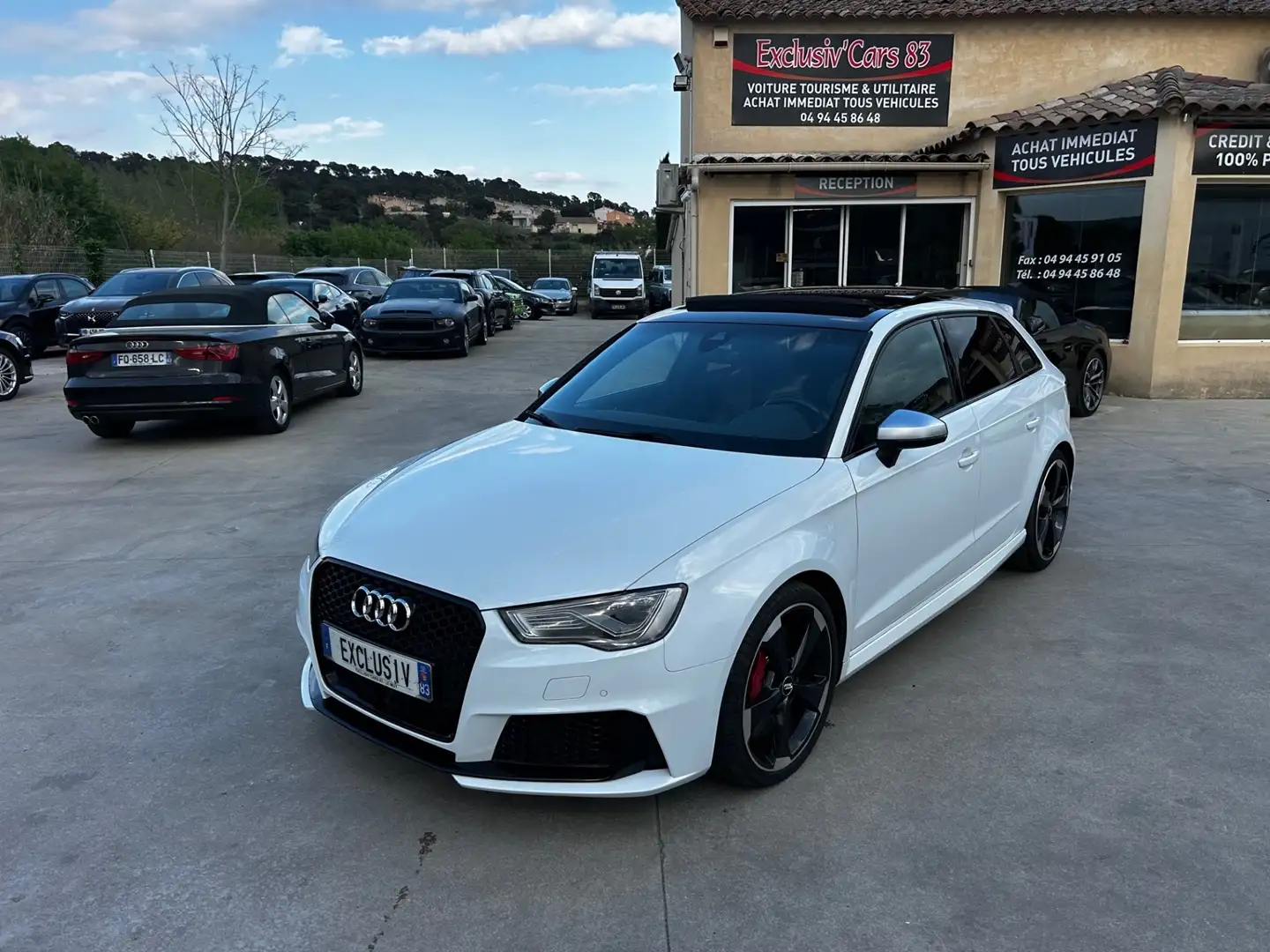 Audi RS3 2.5 TFSI 367CH QUATTRO S TRONIC 7 Blanc - 1