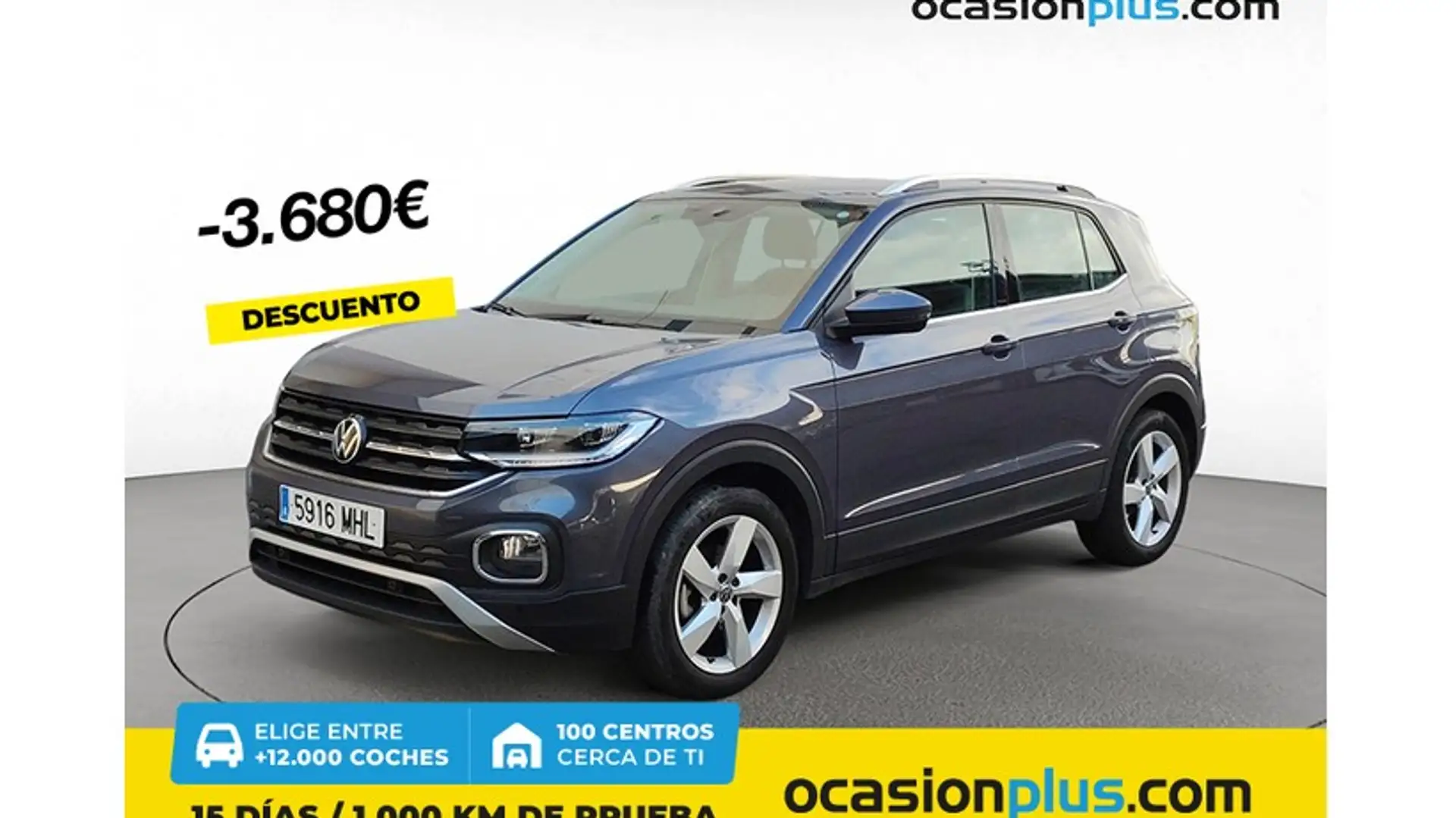 Volkswagen T-Cross 1.0 TSI Sport DSG7 81kW Gris - 1