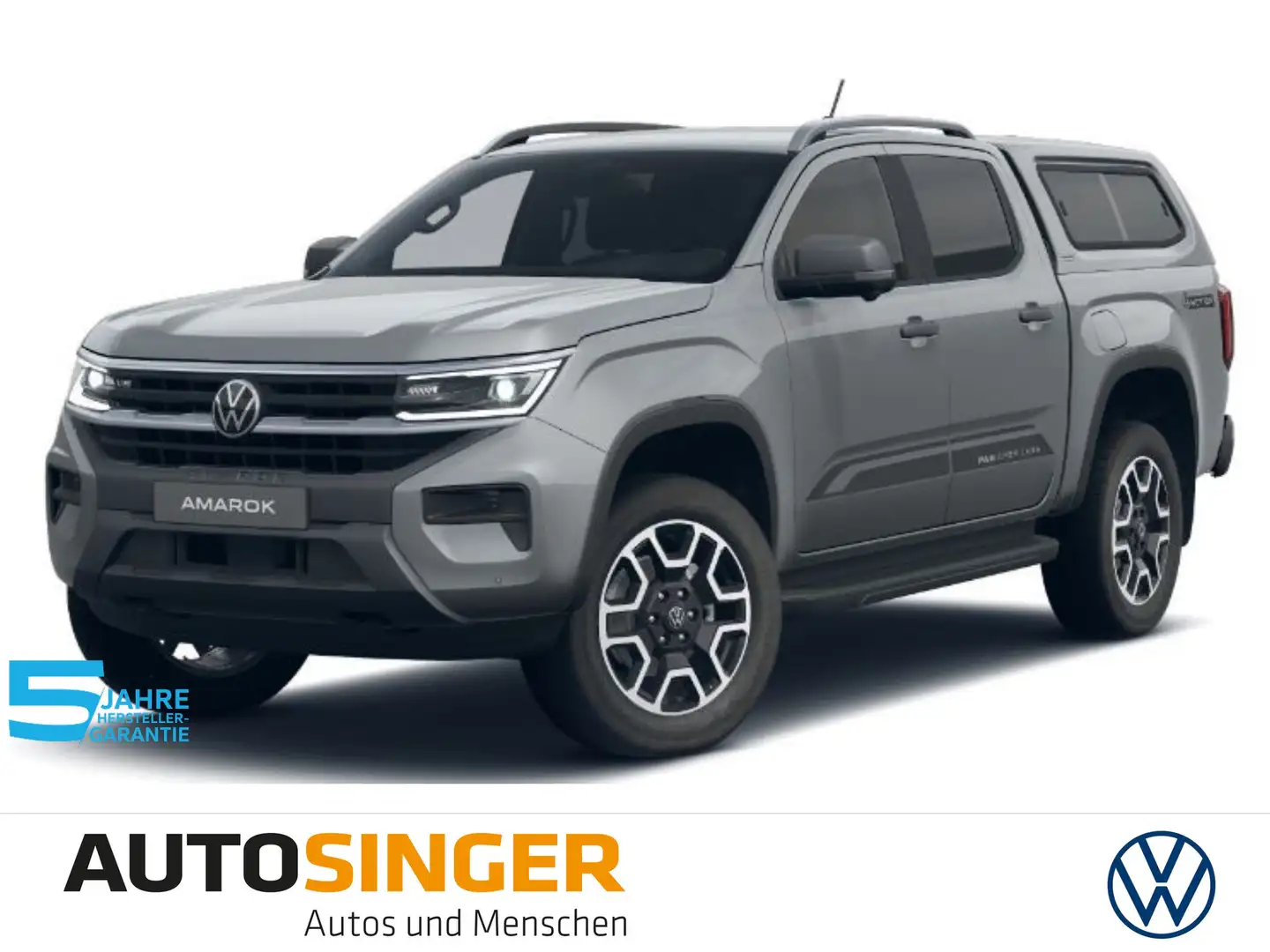 Volkswagen Amarok PanAmericana DC LEDER*STDHZ*360*HARDTOP Grigio - 1