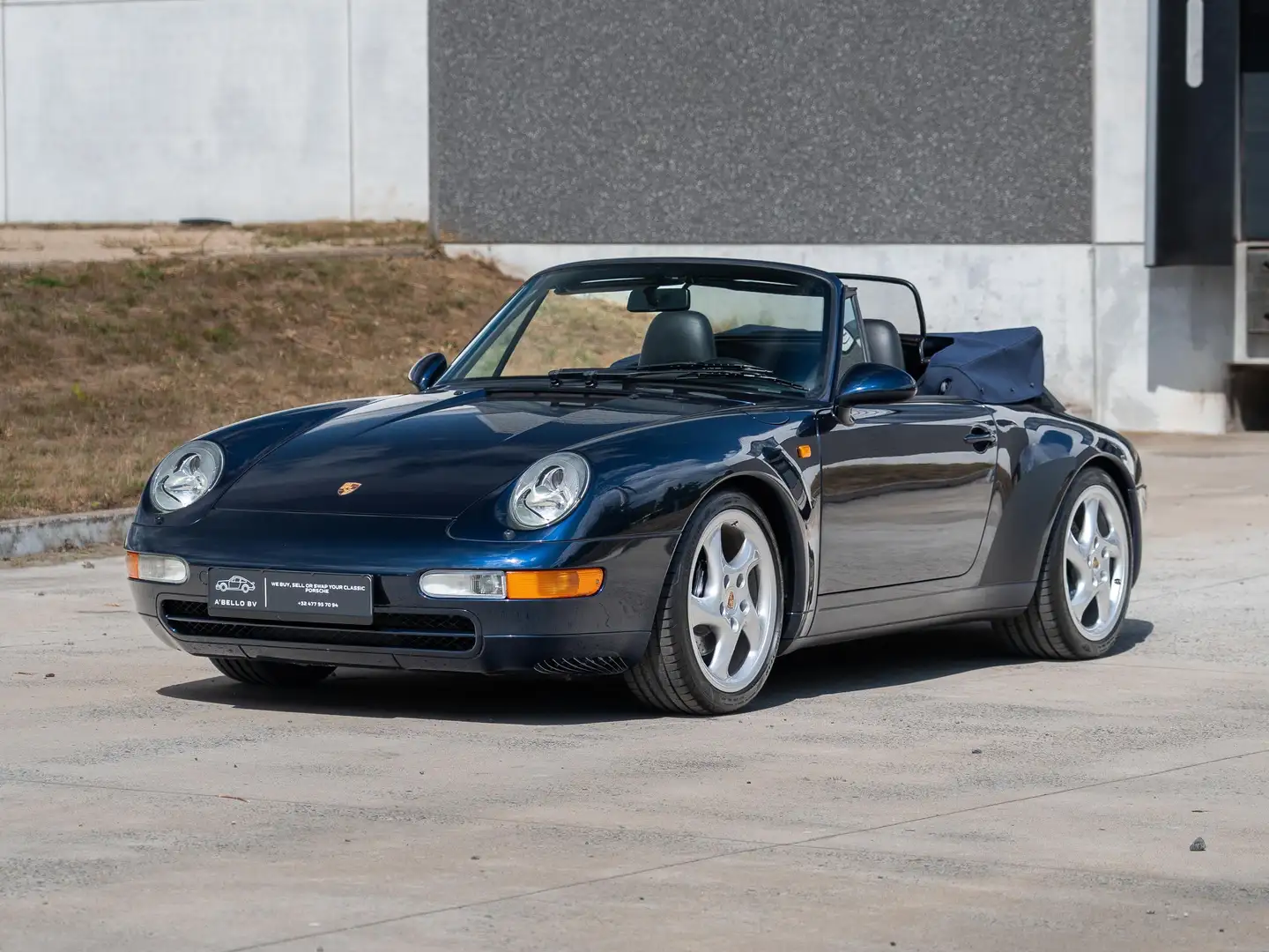 Porsche 993 911 Carrera Cabrio Niebieski - 1