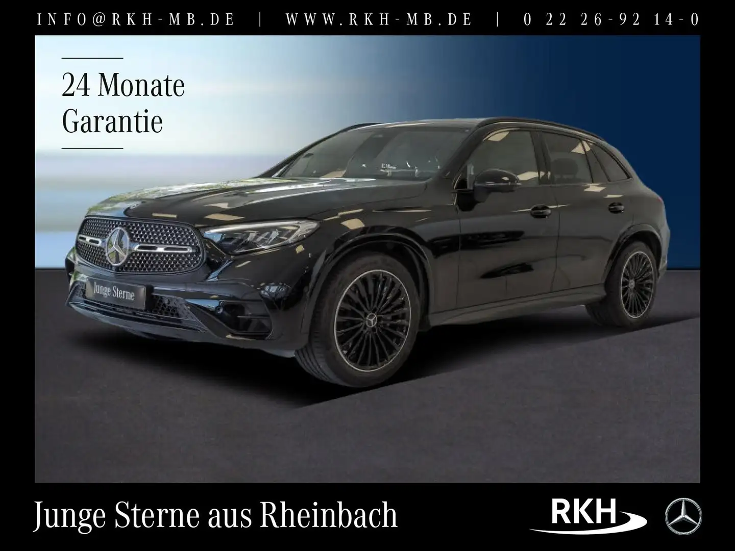 Mercedes-Benz GLC 200 GLC 200 4M AMG Line Night/Pano/360°/AHK/Memory Schwarz - 1