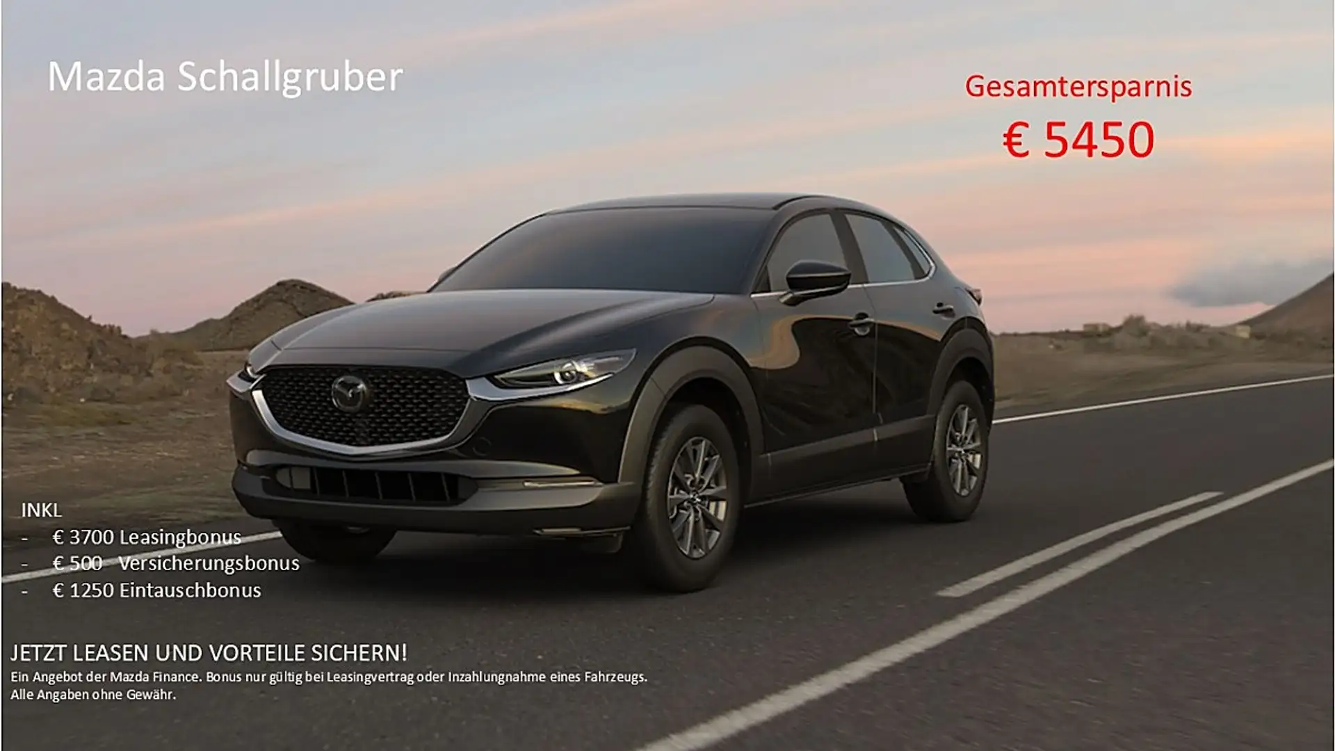 Mazda CX-30 e-Skyactive G140 Homura Aut. Schwarz - 1
