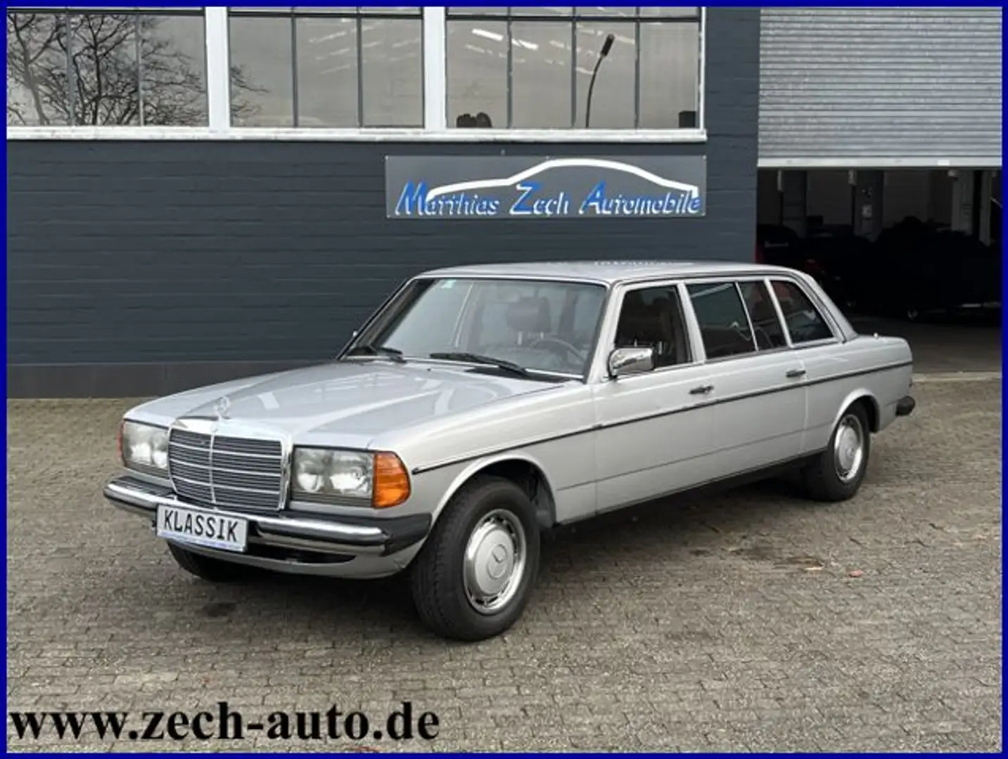 Mercedes-Benz E 300 D Pullman V123 Automatik * Leder * 8 Sitze Silber - 2