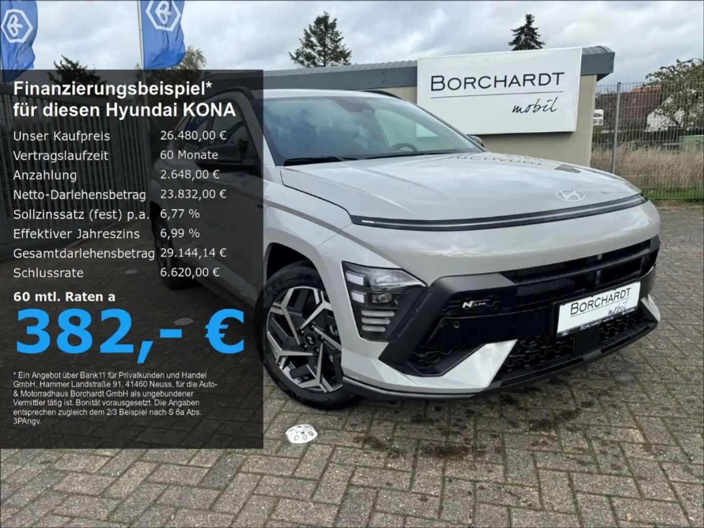 Hyundai KONA N-Line*138PS*Sitzhei. vorne&hinten*Navi*Kamera* Gris - 1