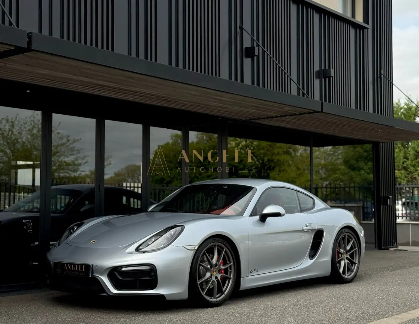 Porsche Cayman 981 GTS 3.4 340ch PDK PASM PSE Grijs - 1