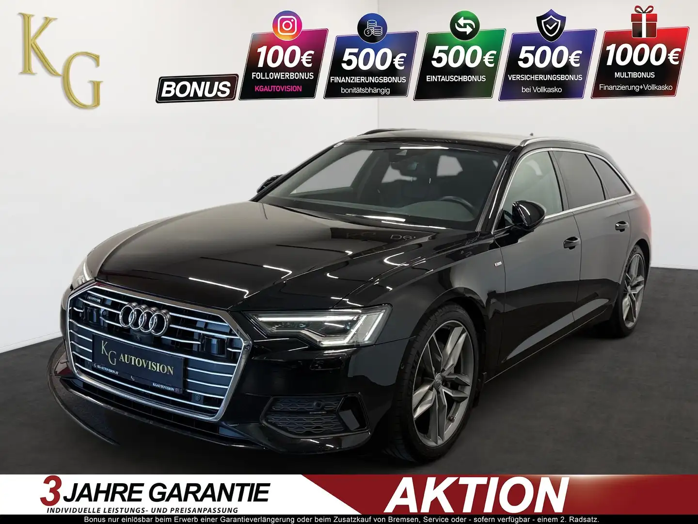 Audi A6 40 TDI S -Line quattro sport ab ca. 241€ monatlich Schwarz - 1