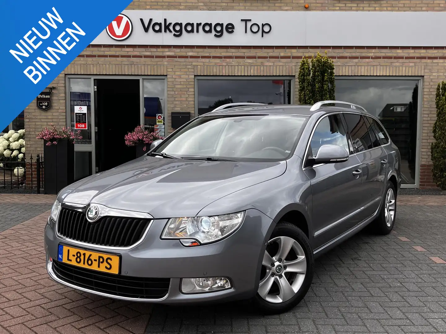 Skoda Superb Combi 1.8 TSI | Camera | Elektr. stoelen | 100% on Grijs - 1