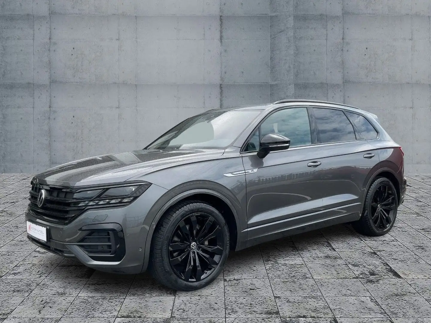 Volkswagen Touareg 3.0 TDI 4M R-LINE MATRIX+NAVI+AHK+PANO Gris - 2