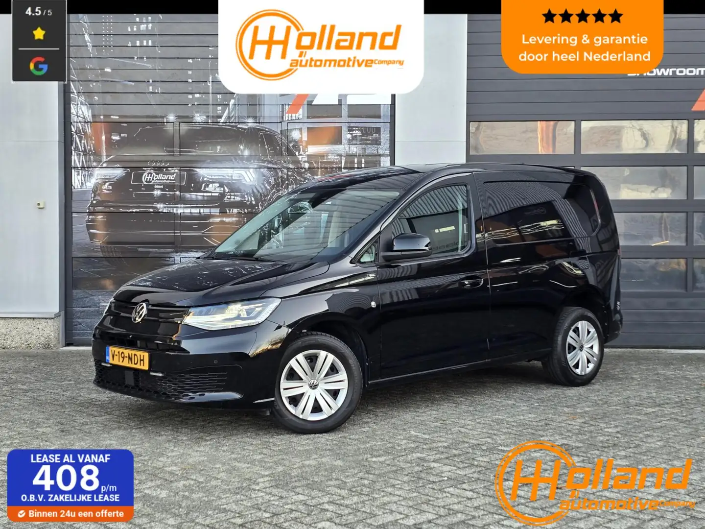 Volkswagen Caddy Cargo 1.5 TSI|STOELVERW|CARPLAY|PDC|PARKEERHULP Negro - 1