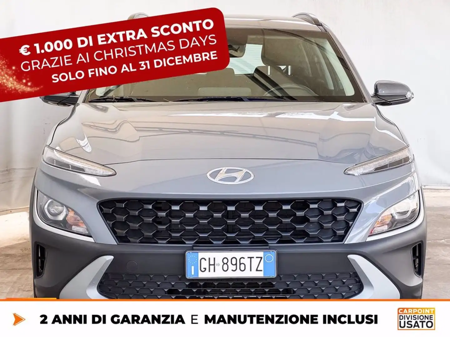 Hyundai KONA 1.6 gdi hev xclass 2wd 141cv dct Gri - 2