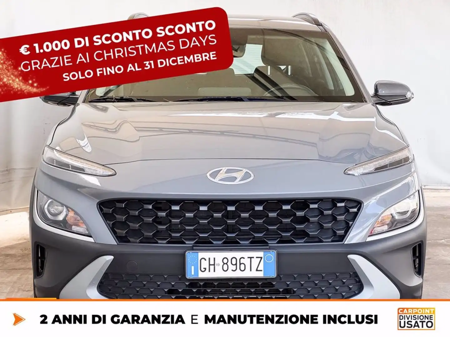 Hyundai KONA 1.6 gdi hev xclass 2wd 141cv dct Grigio - 2