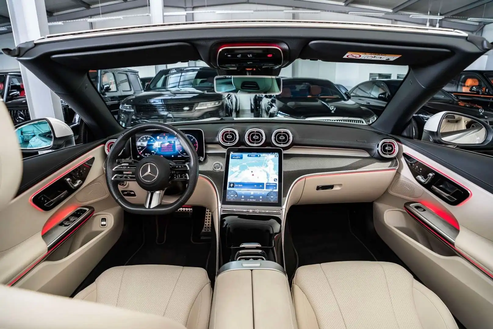 Mercedes-Benz CLE 220 d AMG Line / Advanced + / Leder Beige Weiß - 2