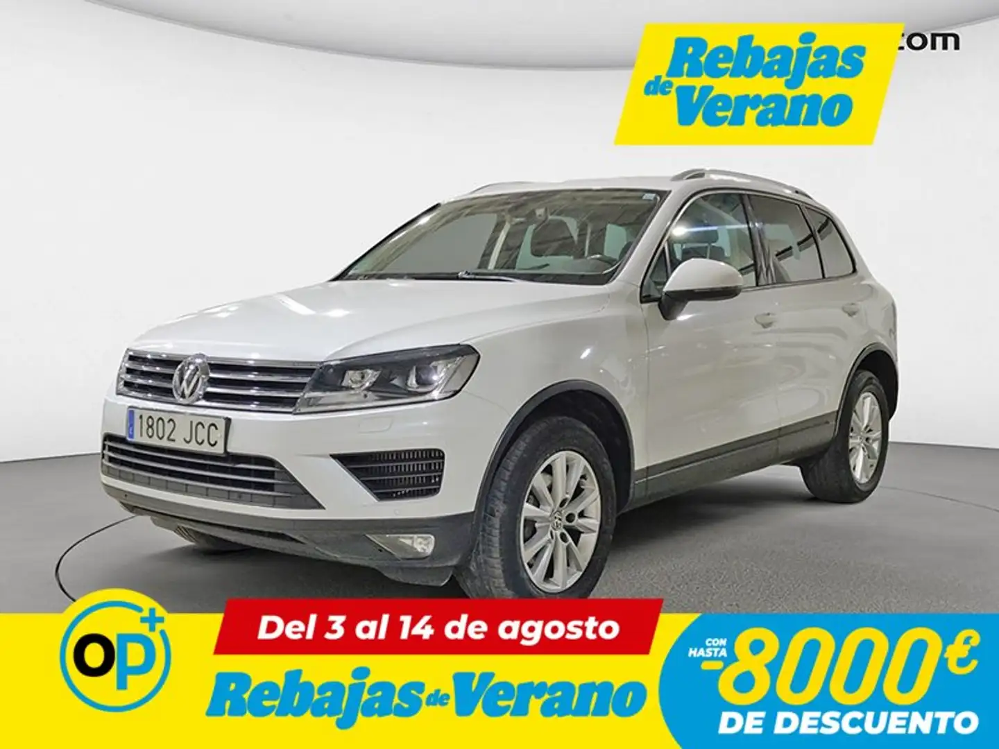 Volkswagen Touareg 3.0TDI V6 BMT Pure 150kW Tiptronic Blanco - 1