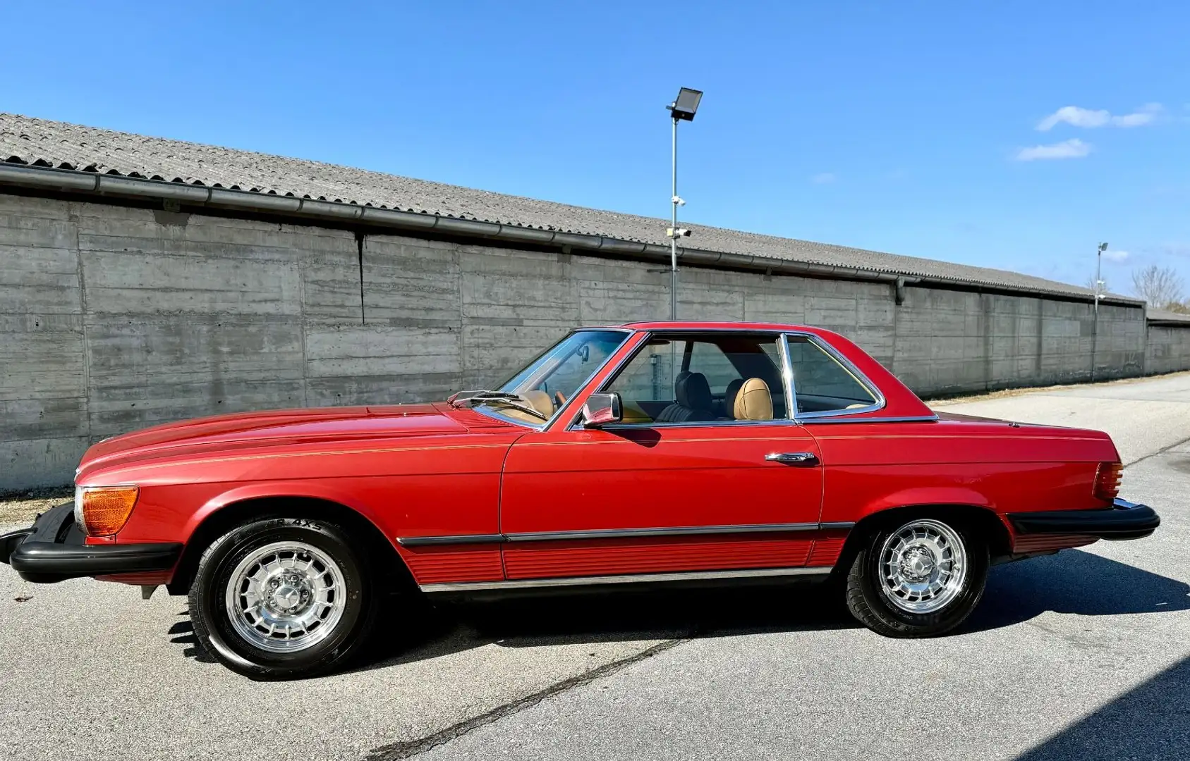 Mercedes-Benz SL 450 Lifelong CA Car Extensive Service Docum. Roşu - 1