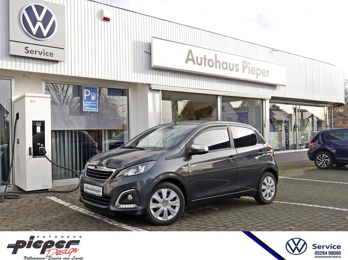 Peugeot 108 Style Edition 1.0 Ltr. Faltdach Kamera App-Conn... Grau - 1