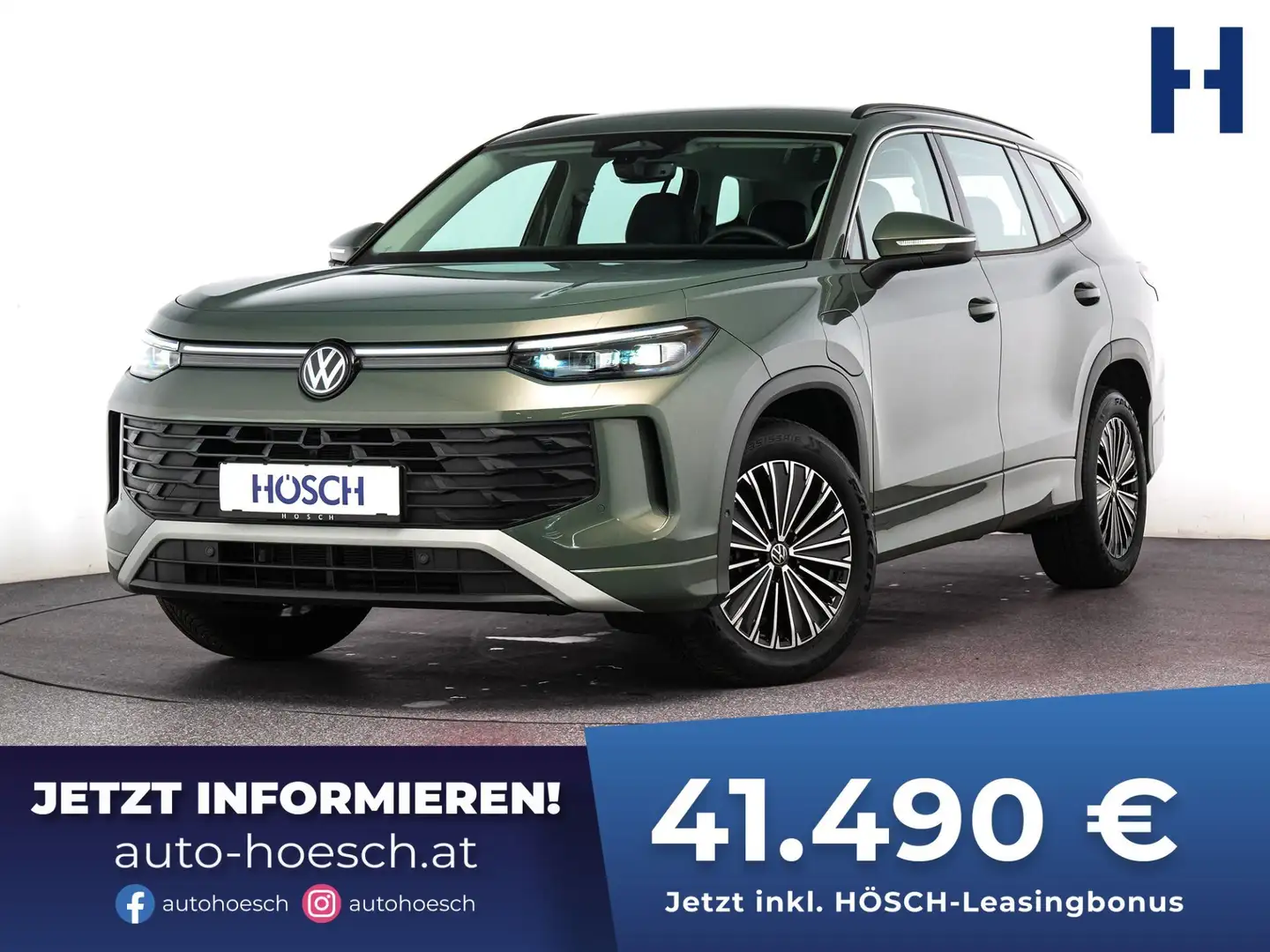 Volkswagen Tayron Life eHybrid 18" LED-PLUS AHK WINTER DISCOVER Grün - 1
