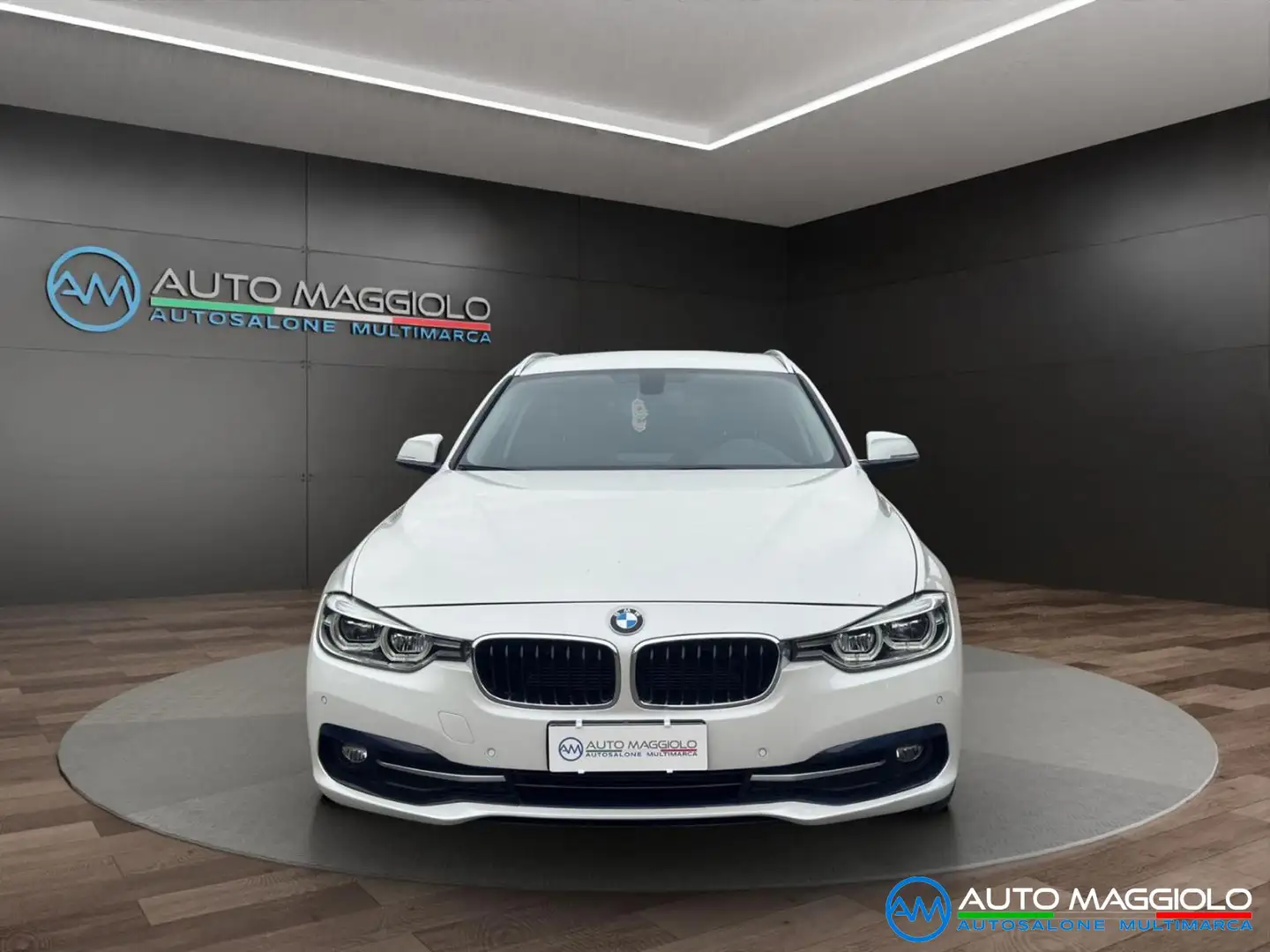 BMW 318 d Touring aut. Sport 2.0 150 CV PREZZO REALE Weiß - 2