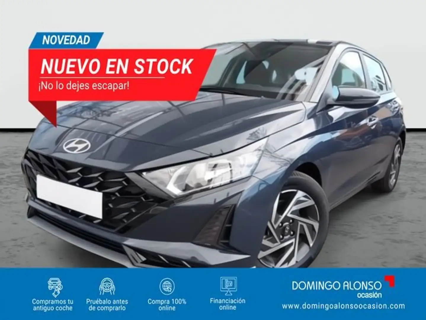 Hyundai i20 FL 1.0 T-GDi 73,5 kW (100 CV) MT6 2WD Smart MY25 Gris - 1
