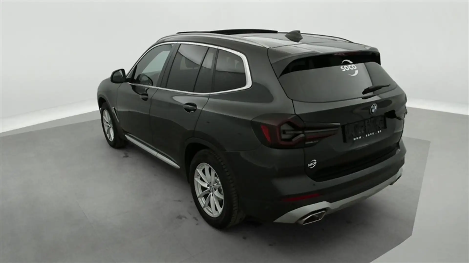 BMW X3 2.0 dA sDrive18 MHEV CUIR/NAVI/TO PANO/FULL LED Gris - 2