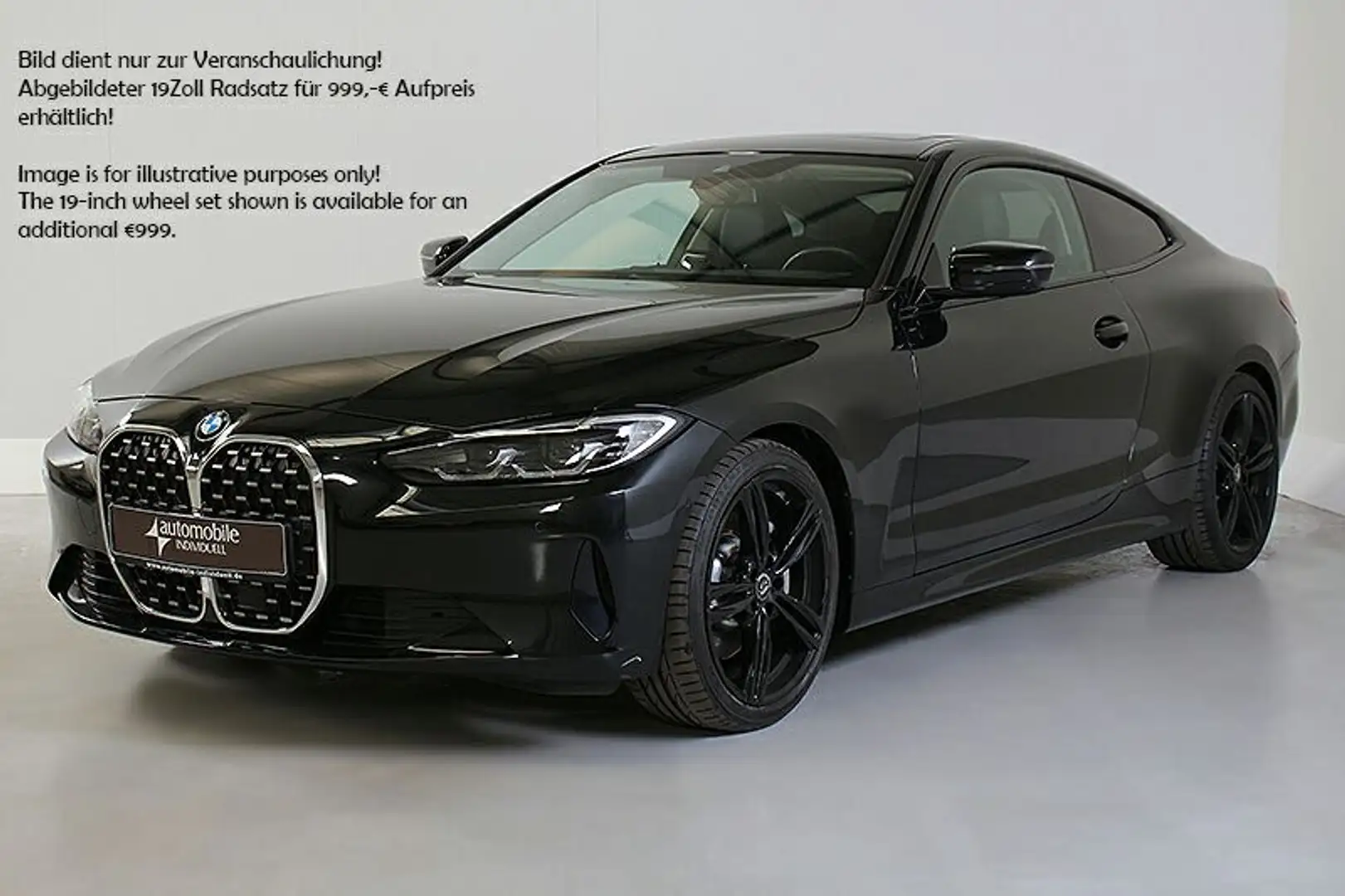 BMW 430 i Coupé AHK ACC Widescreen Sportsitze e.Gshd Fekete - 2