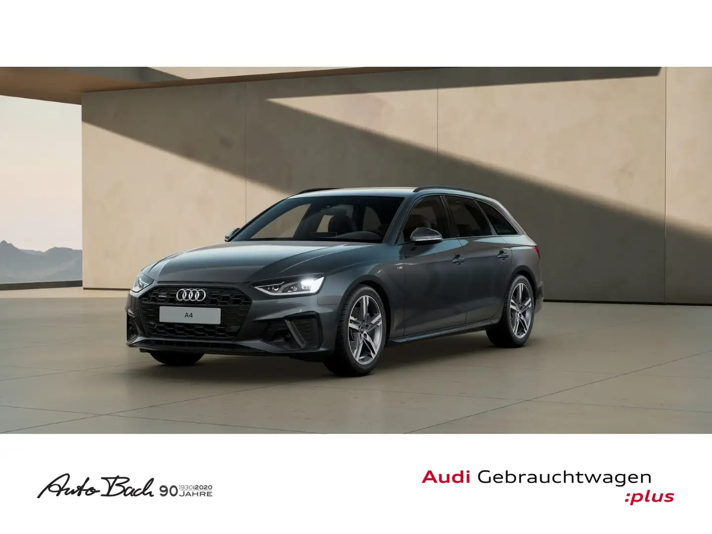 Audi A4 S line 40TDI qu Stronic Navi virtual AC Grau - 1