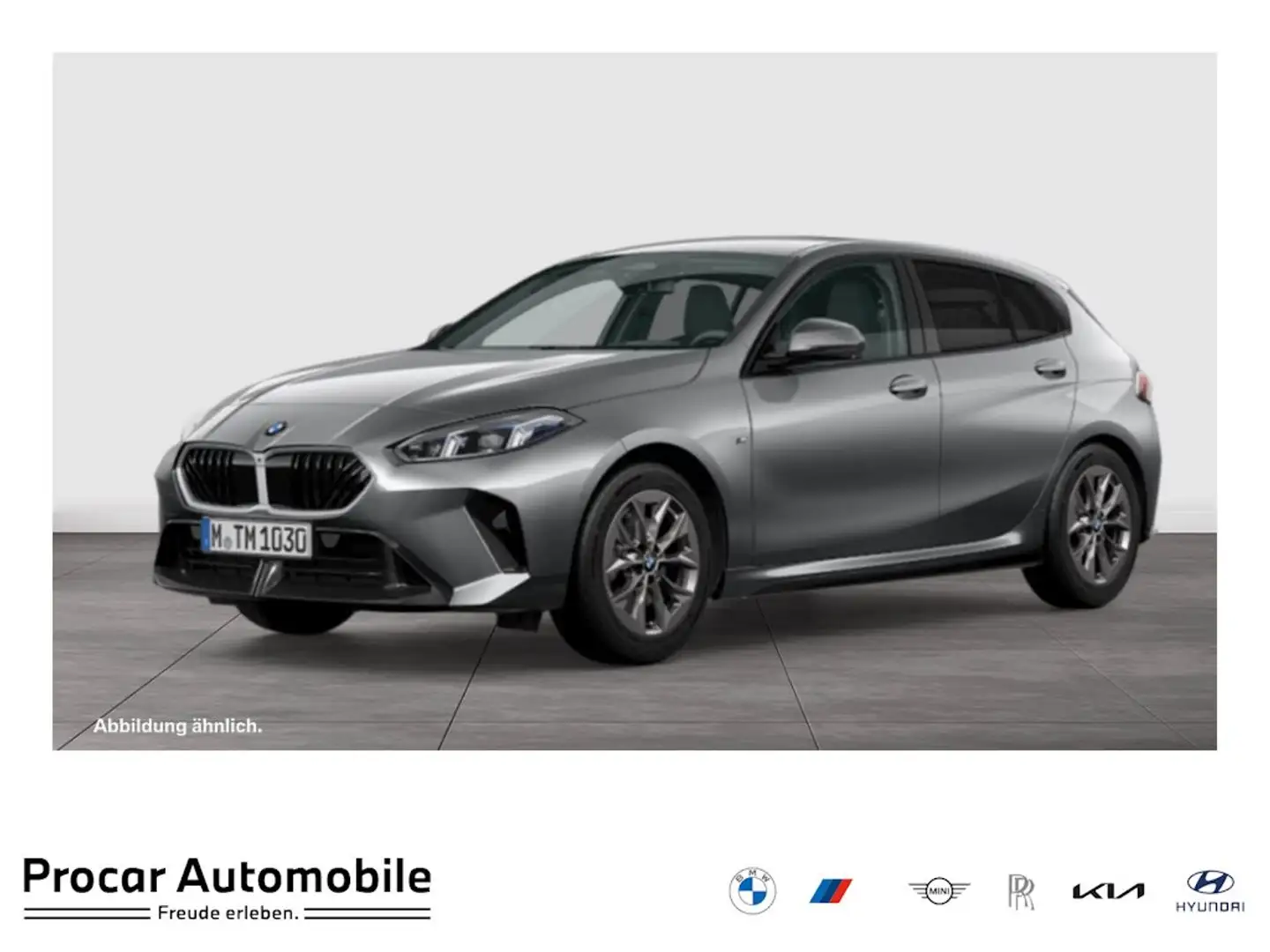 BMW 120 d M SPORT+H/K+HuD+DA+DA PLUS+360° Grau - 1