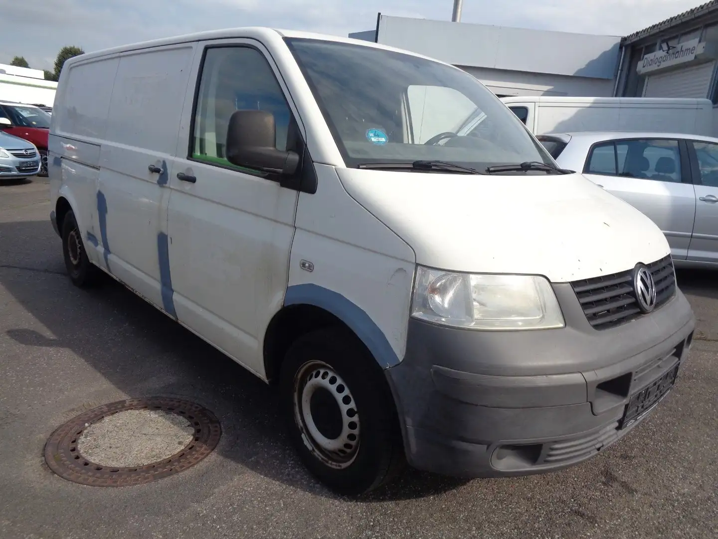 Volkswagen T5 Transporter Kasten lang **TÜV 7/27** Gris - 2