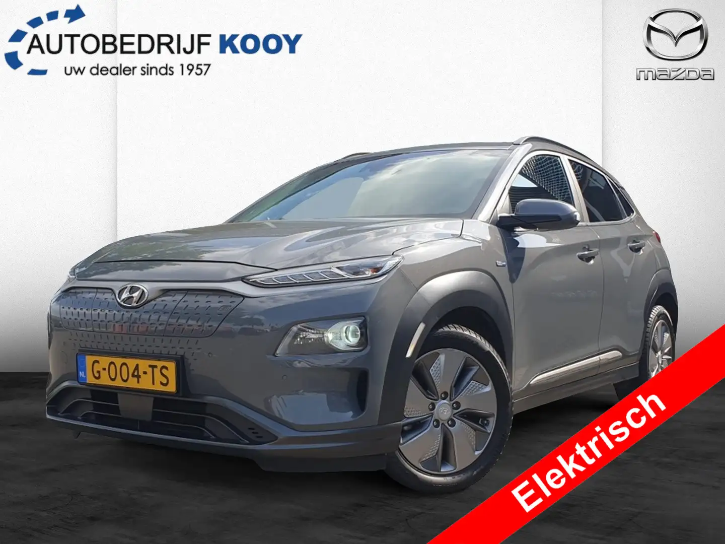 Hyundai KONA EV Premium 64 kWh 449km / Carplay-Android Auto / L Grau - 1