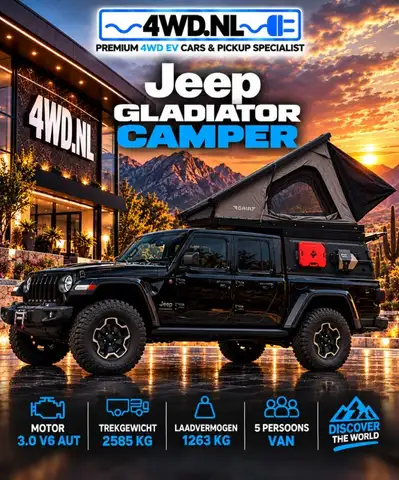 Jeep Gladiator 3.0 V6 AUT 5 PERS MULTI CARGO -VAN- LEDER /NAVI CL