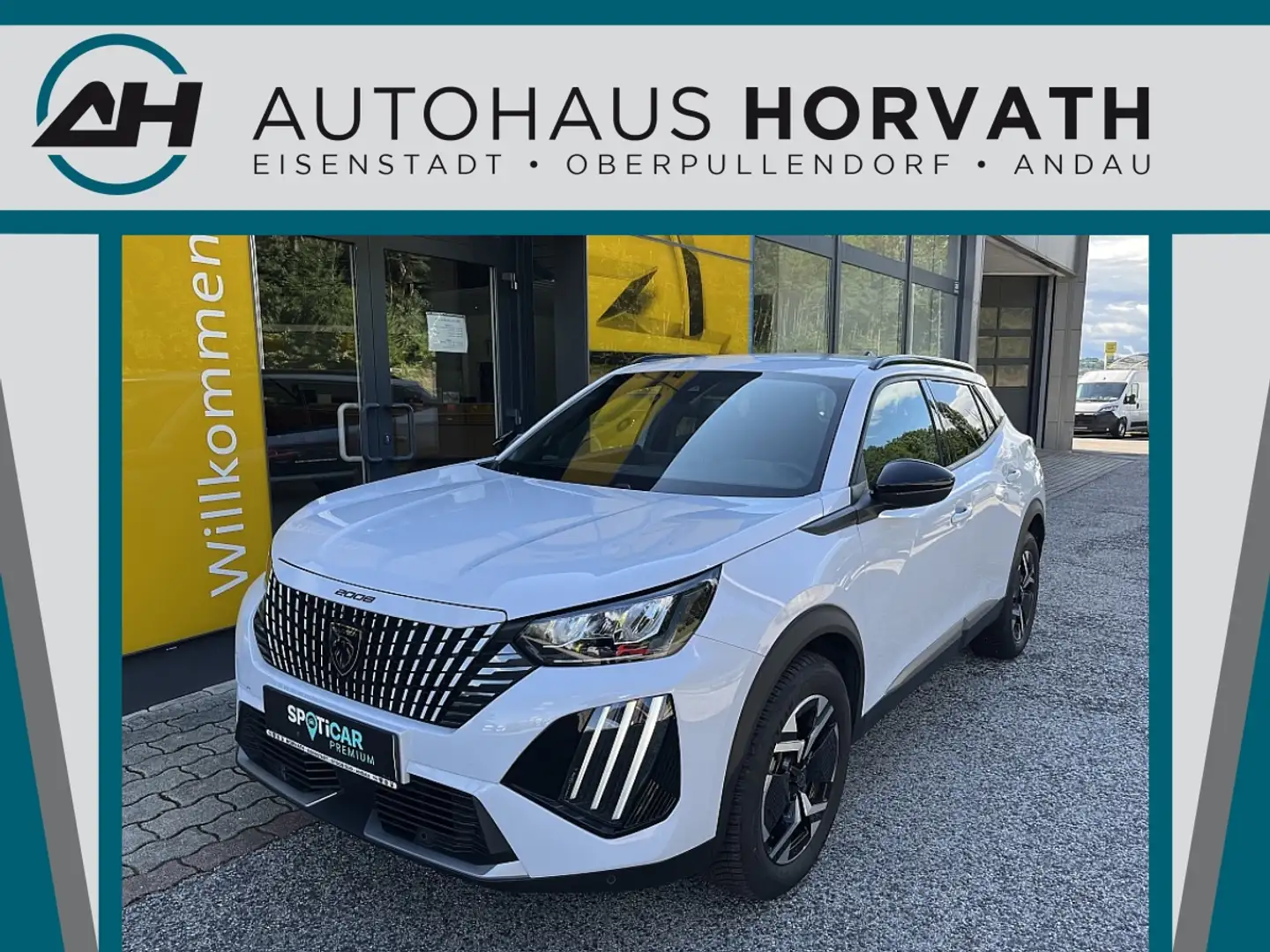 Peugeot 2008 PureTech 100 S&S Allure 6-Gang-Manuell Blanc - 1