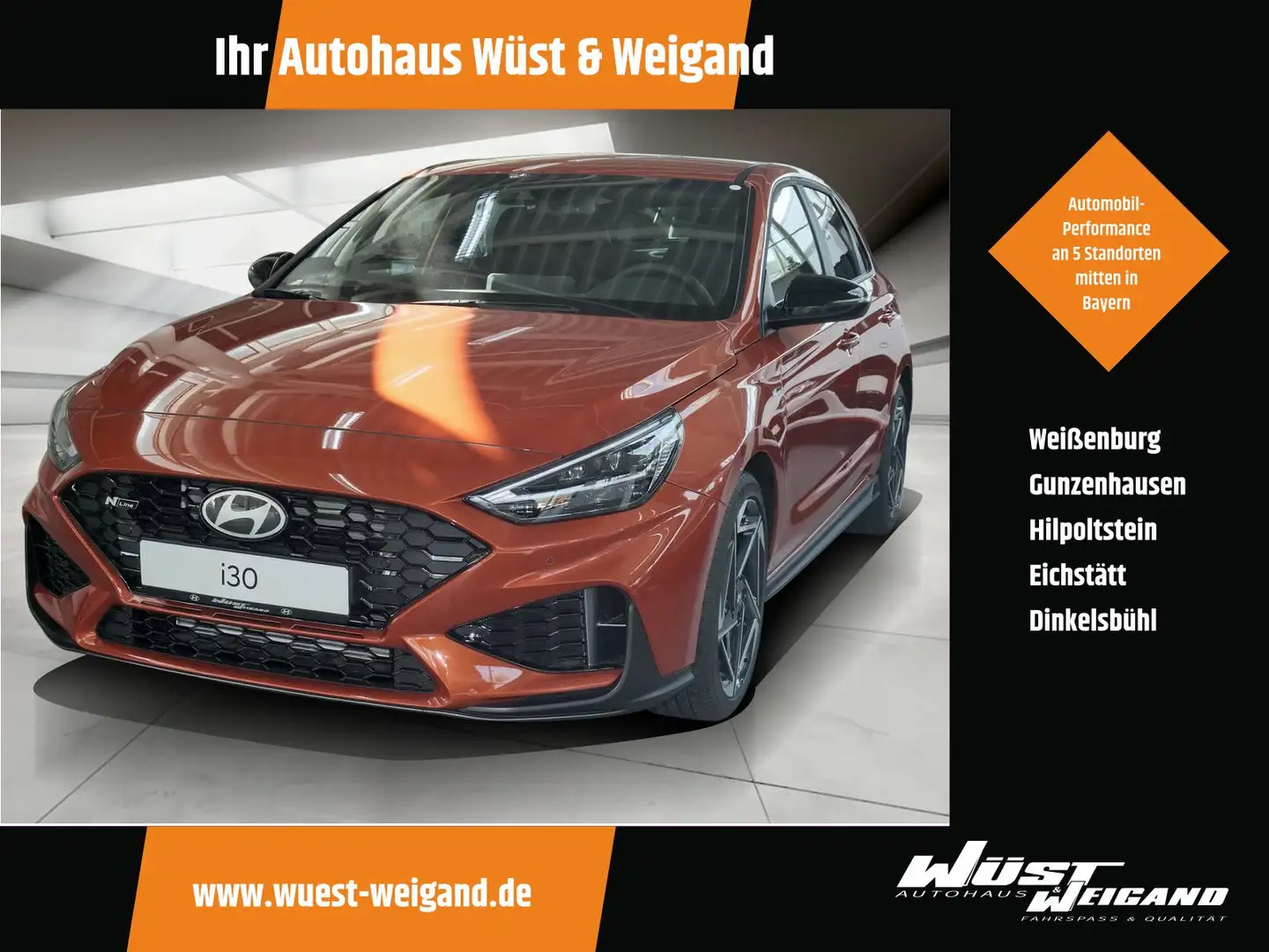 Hyundai i30 N Line 7-DCT Arancione - 1