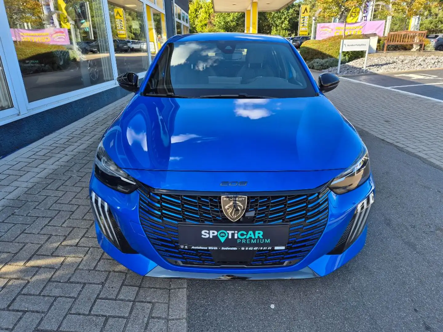 Peugeot 208 GT 100 ACC+NAVI+360°CAM+FULL-LED+KEYLESS Blau - 2