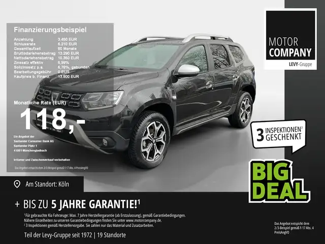 Dacia Duster II 1.3 TCe Prestige Kamera+Navi+Allwetter+