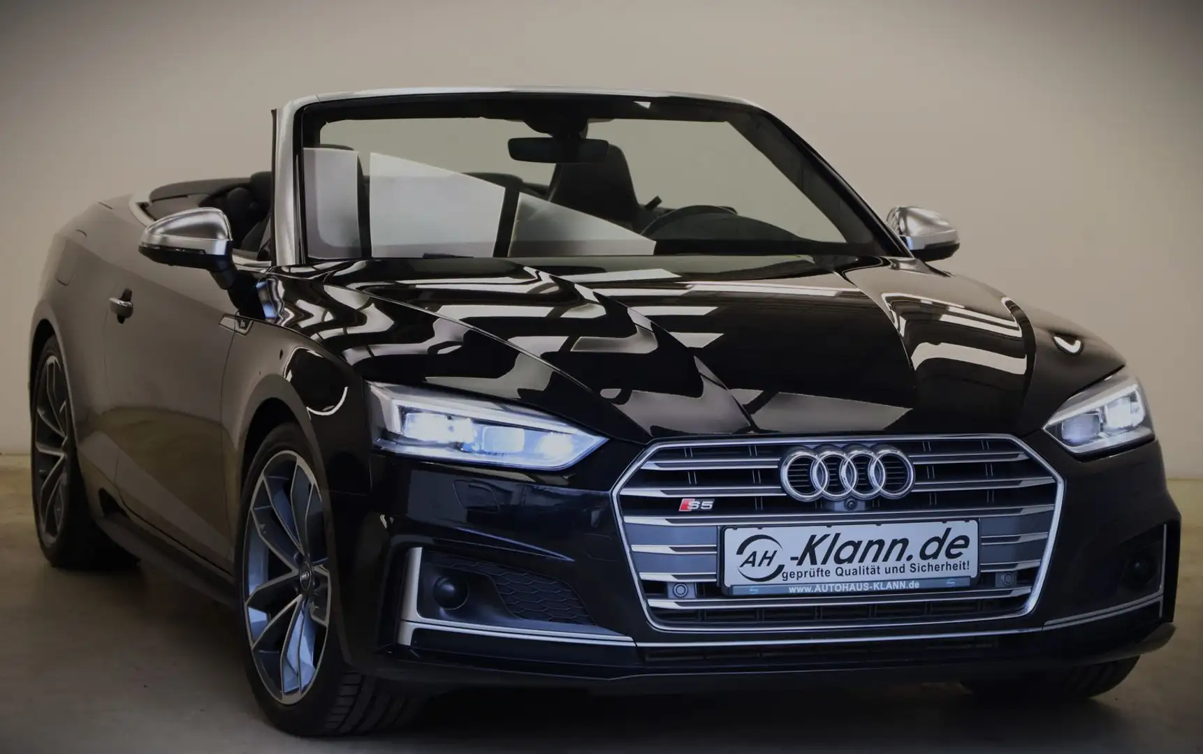 Audi S5 3.0 354PS Cabrio Matrix ACC Carbon B&O 1.Hand Schwarz - 2