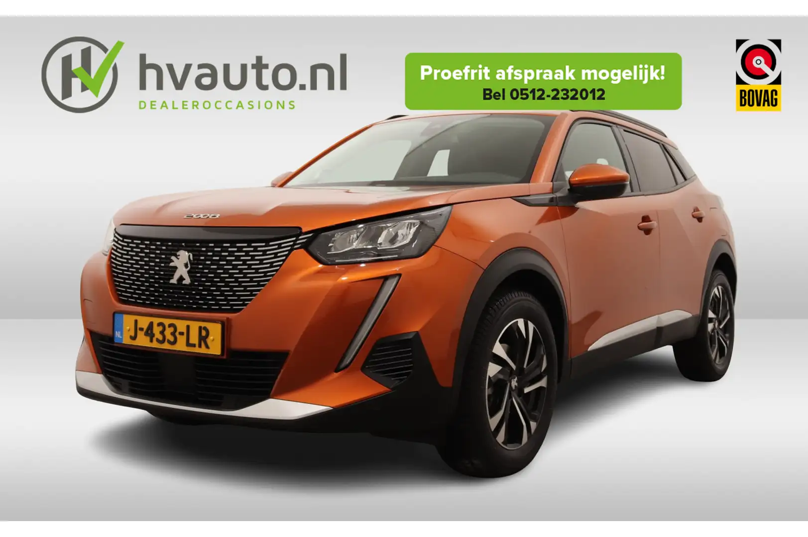 Peugeot 2008 1.2 PURETECH 130PK ALLURE EAT8 | Navi | Camera | C Oranje - 1