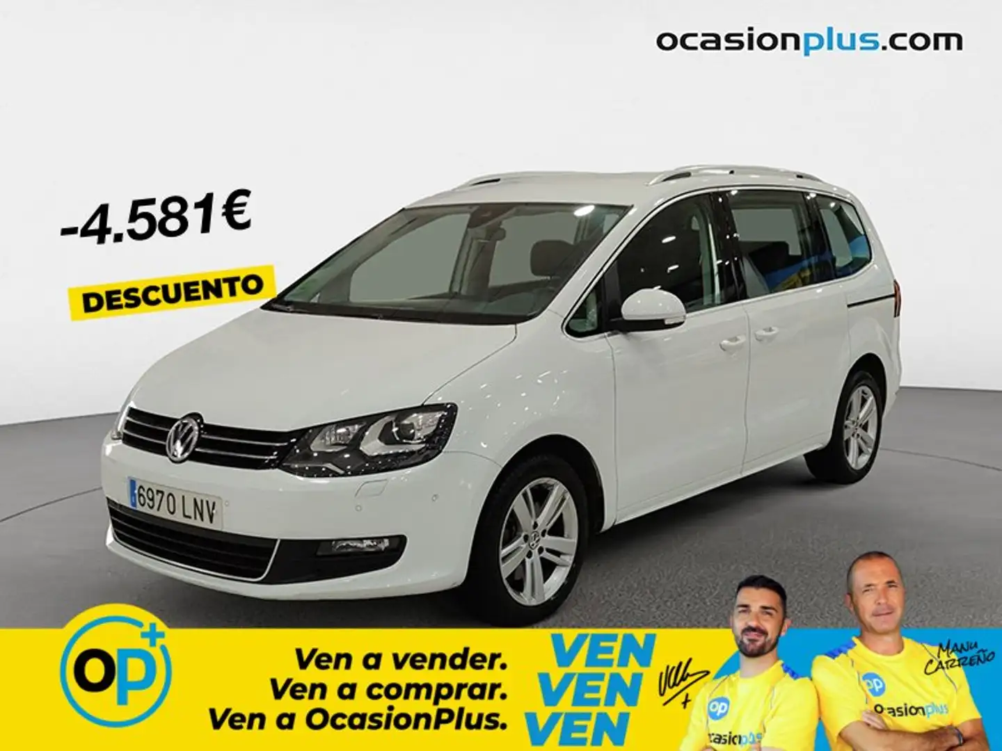 Volkswagen Sharan 1.4 TSI Advance DSG 110kW Blanco - 1