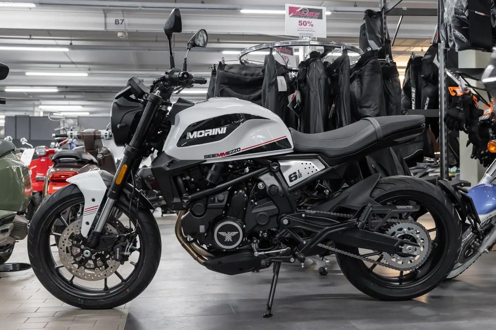Moto Morini Seiemmezzo STR, sofort lieferbar Biały - 2
