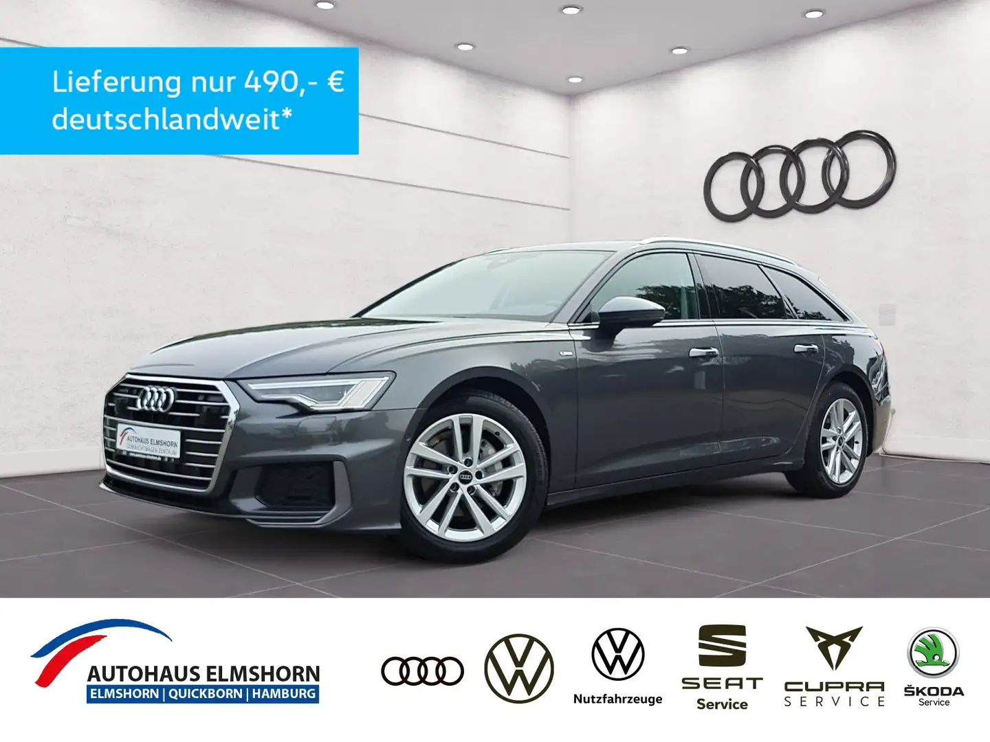 Audi A6 Avant 40 TDI quattro S tronic S line-EX PANO STND Grau - 1